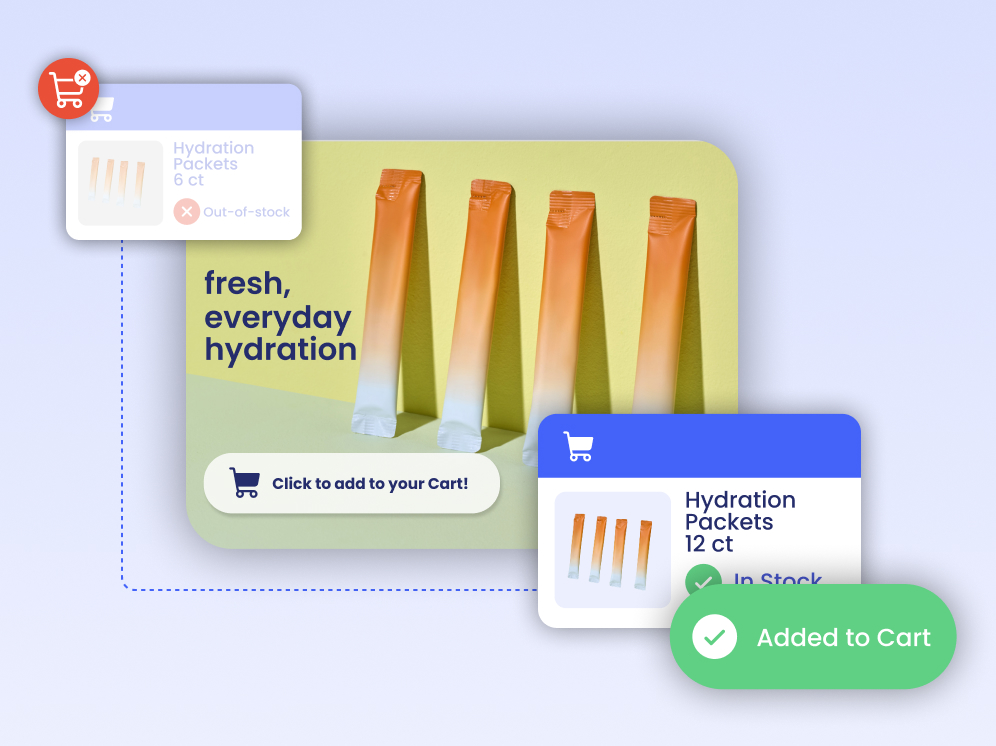Out-of-stock Hydration Packets 6 ct automatically substituted with an in-stock 12 ct pack