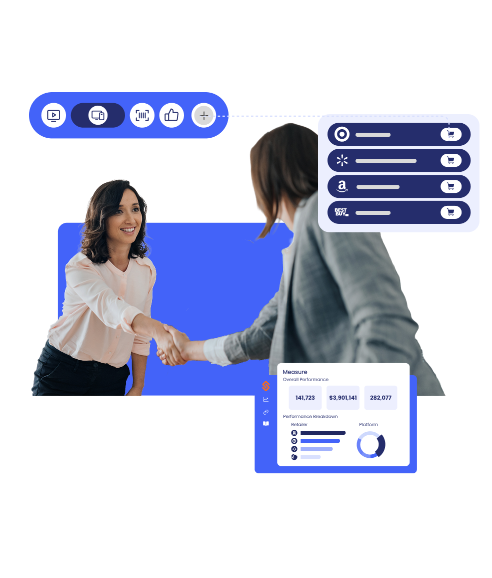 Retail partners connecting shopper engagement to retailer options and measurable performance